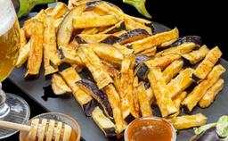 Fried Eggplant with Cane Honey