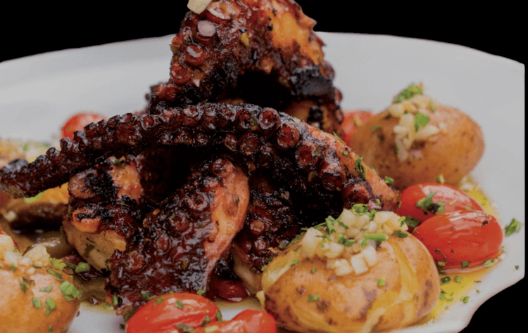 Roasted Octopus in Olive Oil