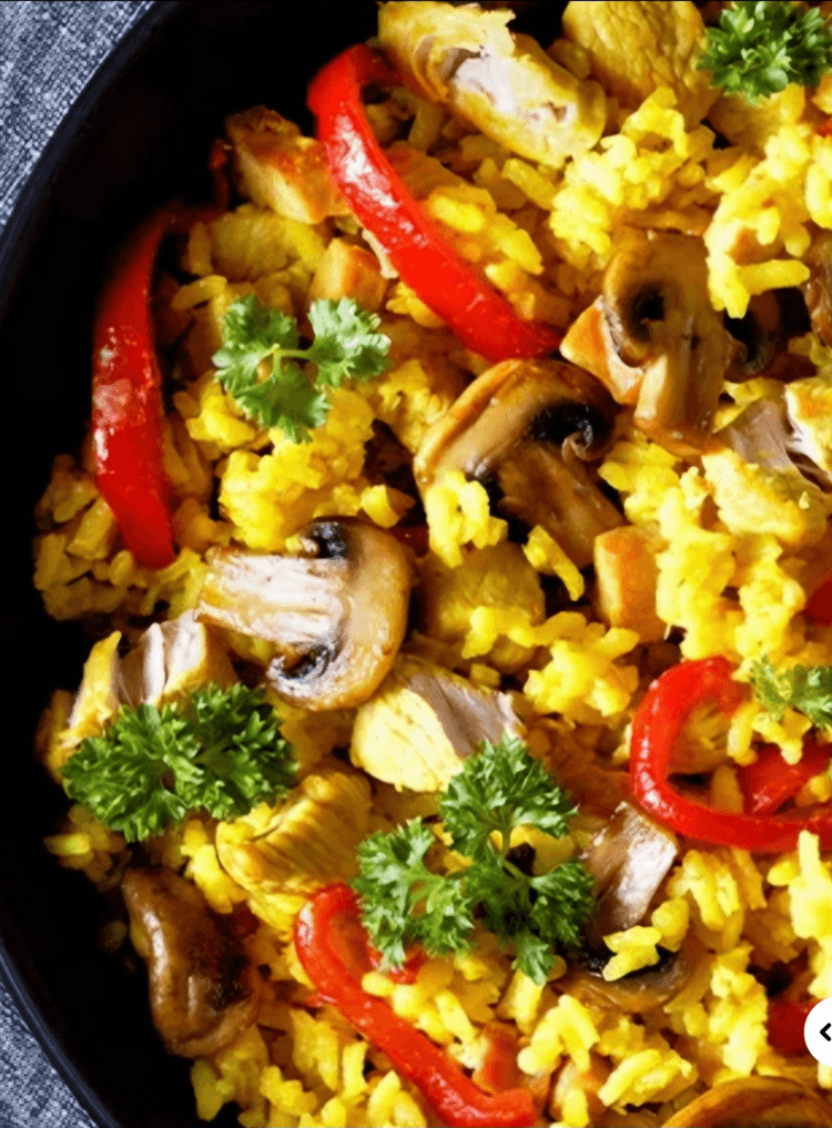 Vegan Mushroom Paella