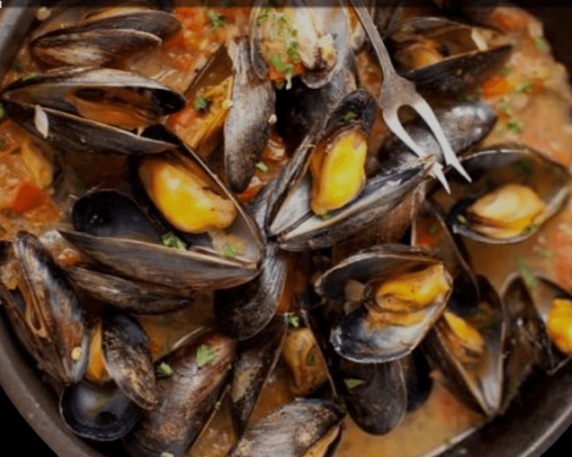 Mejillones al Vapor