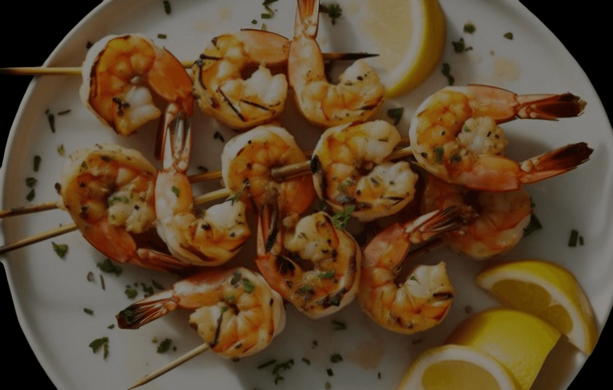 Grilled Shrimp with Thyme and Lemon
