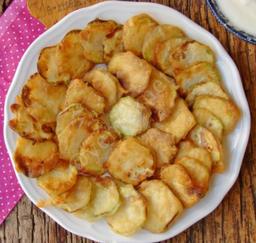 Fried White Pumpkin Greek Style